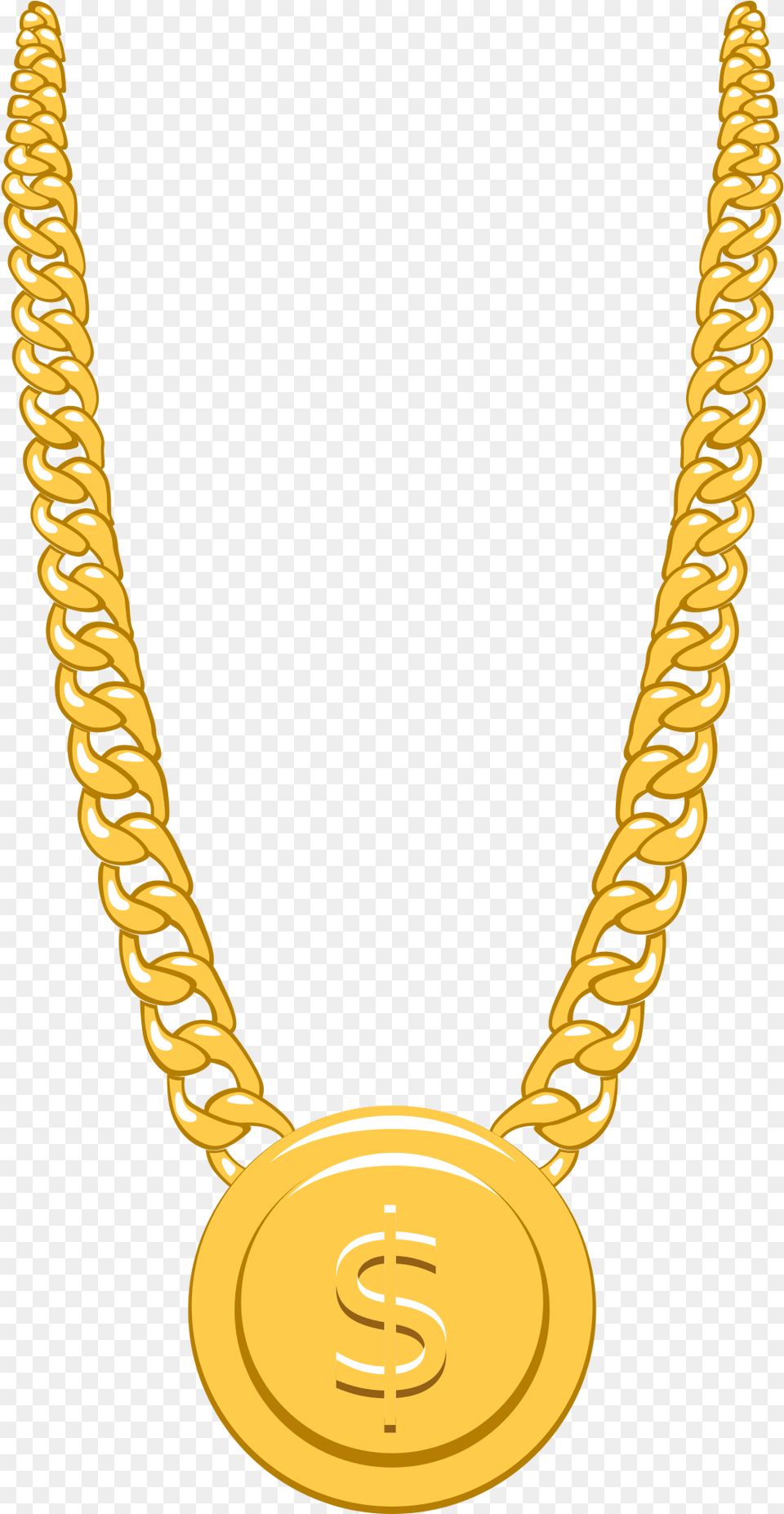 Gold Chain Clipart, Accessories, Jewelry, Necklace Png