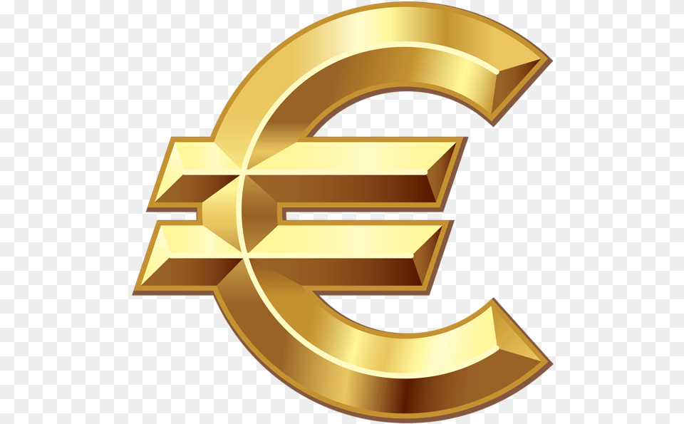 Gold Chain Dollar Sign Gold Euro Hd Download Euro Clipart, Mailbox, Symbol, Text, Logo Png Image