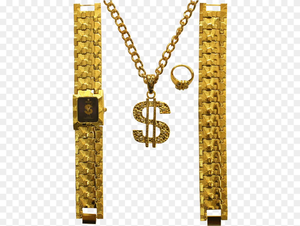 Gold Chain Gangster Clipart Necklace, Accessories, Jewelry, Treasure, Diamond Png