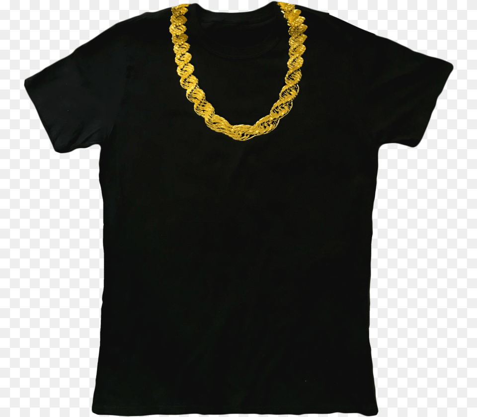 Gold Chain Tee Kurtis Blow, Clothing, T-shirt, Accessories, Jewelry Free Png Download