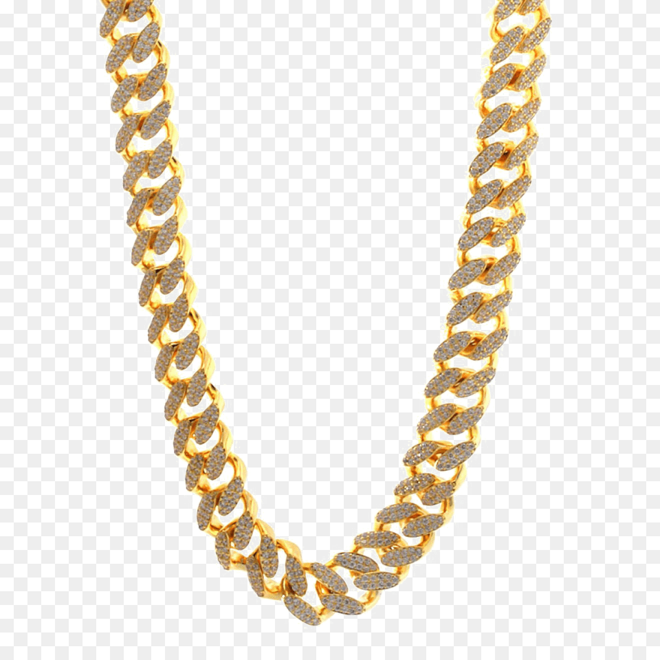 Gold Chain Vector Transparent Cuban Chain, Accessories, Jewelry, Necklace Free Png