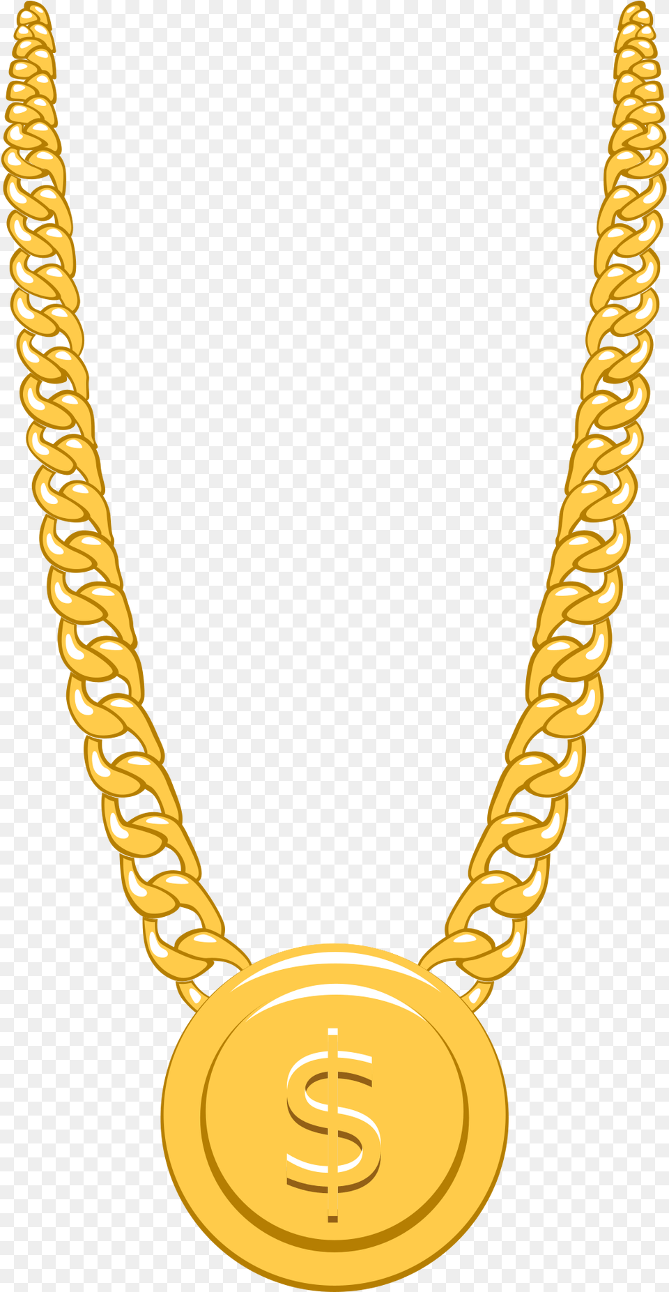 Gold Chain With Pendant Sticker Gold Chain, Accessories, Jewelry, Necklace Png