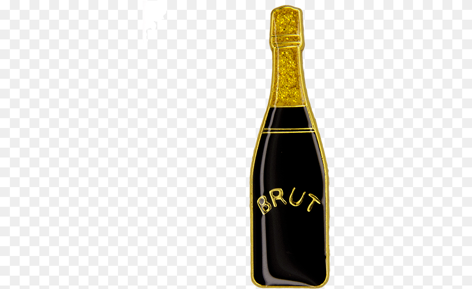 Gold Champagne Bottle Lanson Black Label Champagne, Alcohol, Beer, Beverage, Liquor Free Png Download