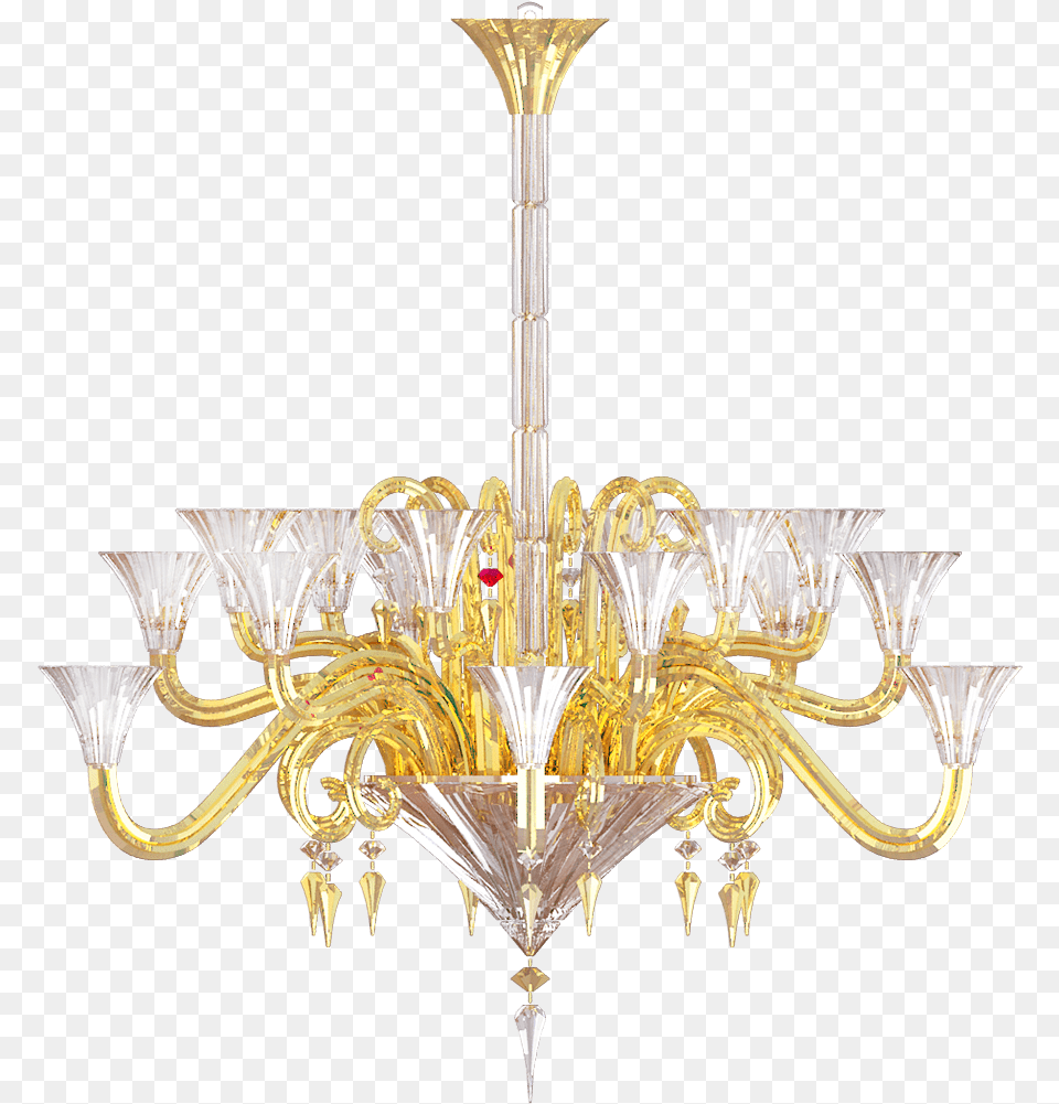 Gold Chandelier, Lamp Png