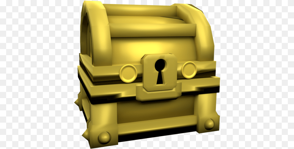 Gold Chest Illustration, Treasure Png Image