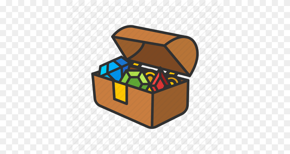Gold Chest Loot Treasure Treasure Chest Icon Png