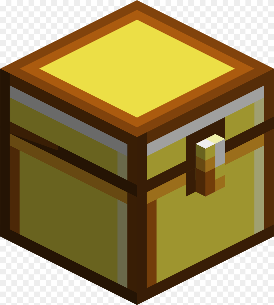 Gold Chest Minecraft Gold Chest, Treasure, Box Png