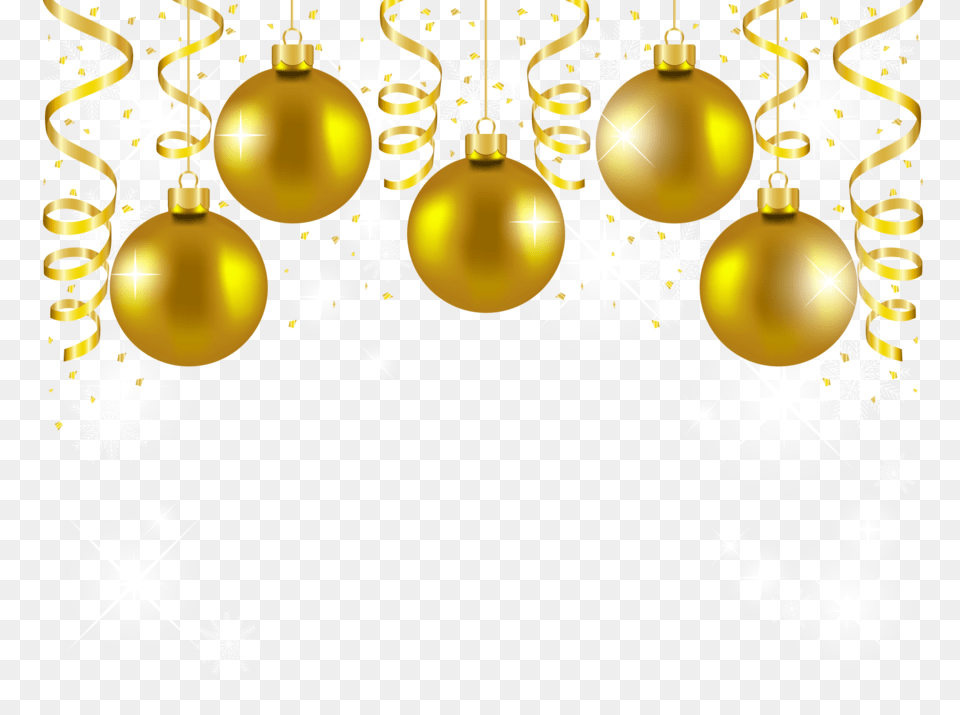 Gold Christmas Balls Clipart Christmas Ornament Clip, Art, Graphics, Lighting, Balloon Free Transparent Png
