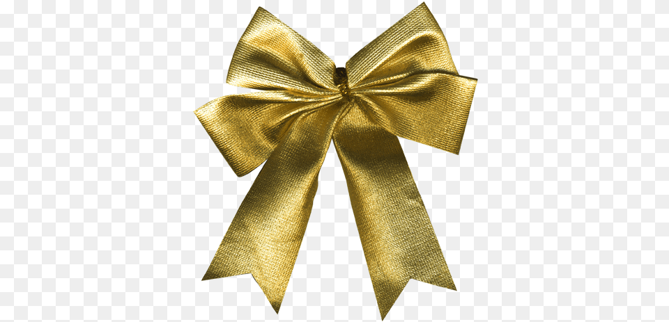 Gold Christmas Bow U0026 Clipart Download Ywd Christmas Bow Gold Ribbon, Accessories, Formal Wear, Tie, Clothing Png