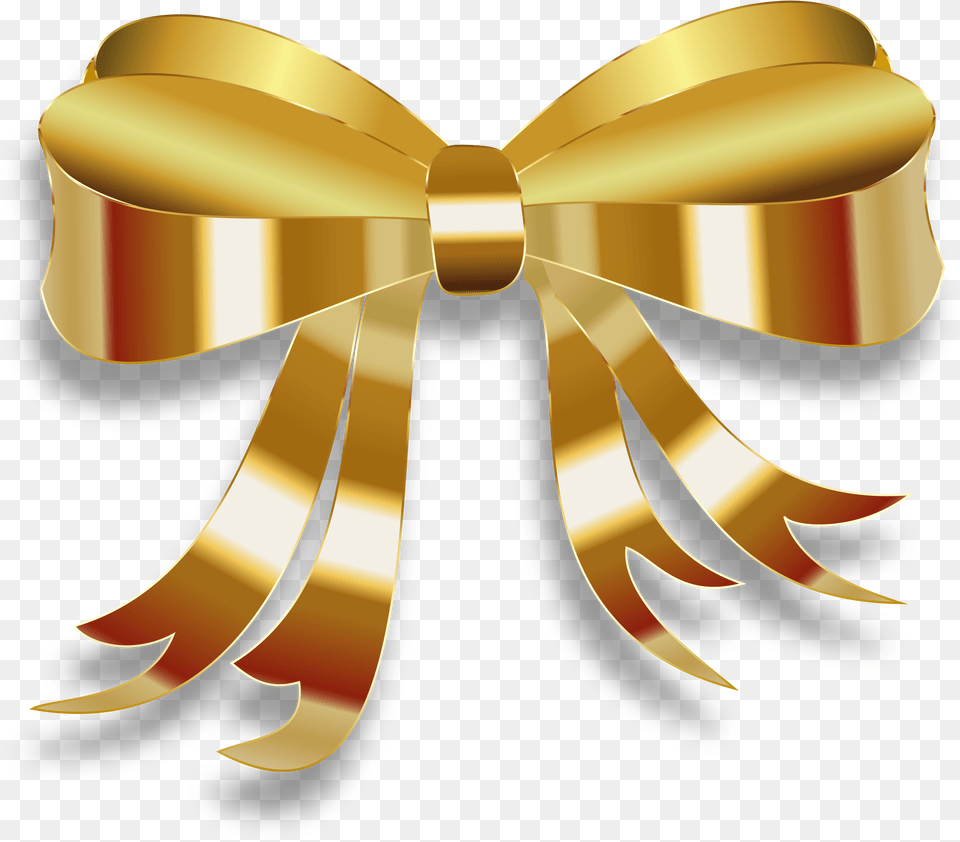 Gold Christmas Ribbon 4 Image Gold Transparent Ribbon, Accessories, Formal Wear, Tie, Bow Tie Png