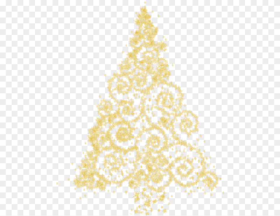 Gold Christmas Tree Clip Art Gold Christmas Tree Clipart, Christmas Decorations, Festival, Christmas Tree, Plant Free Png