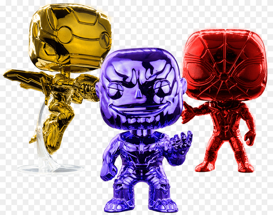 Gold Chrome Iron Man Pop, Glass, Goblet, Person, Alien Free Png Download