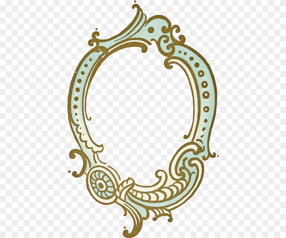 Gold Circle Design Clipart Android, Oval Png Image