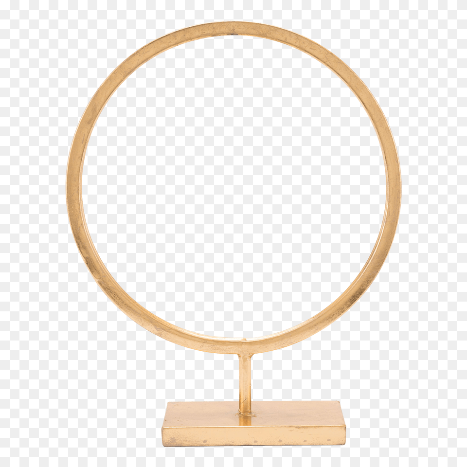 Gold Circle Figurine, Mirror, Oval, Photography Png