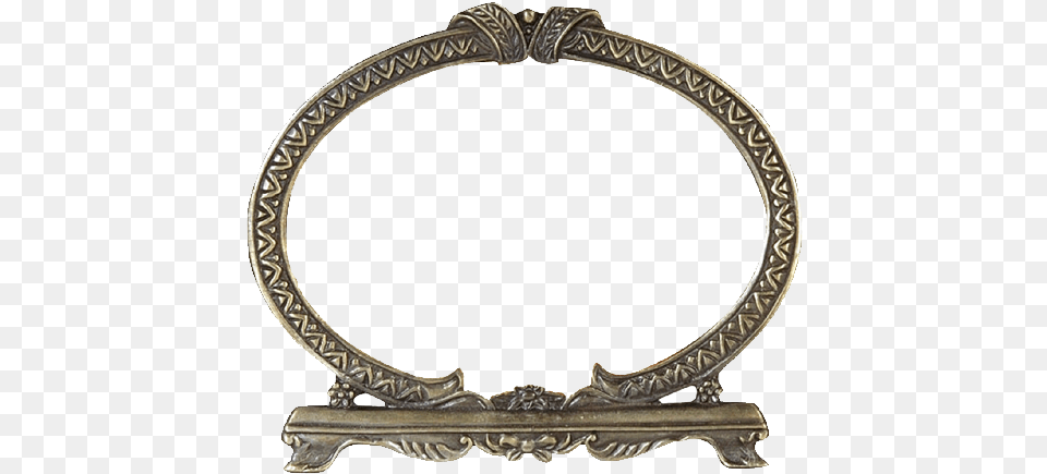 Gold Circle Frame, Oval, Blade, Dagger, Knife Png Image
