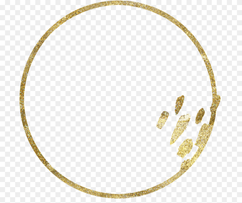 Gold Circle Frames Stickers Freetoedit Circle, Hoop, Accessories, Jewelry, Necklace Free Png Download