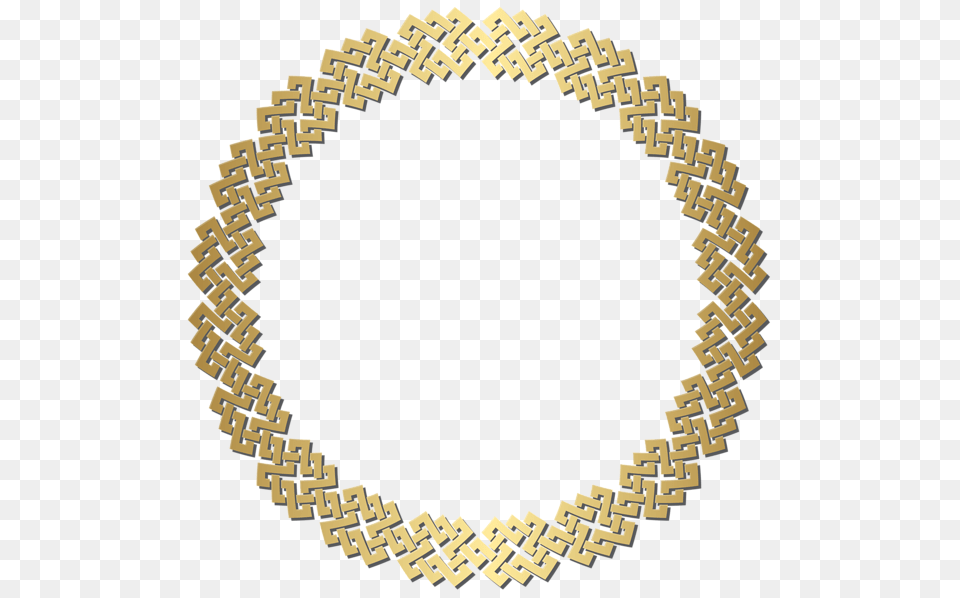 Gold Circular Border, Accessories, Jewelry, Necklace, Dynamite Png