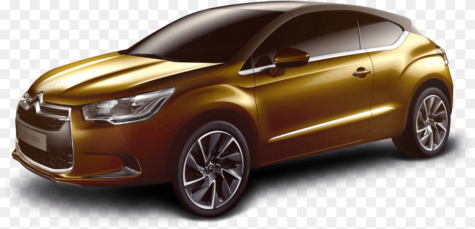 Gold Citroen Ds High Rider Car Purepng Gold Car Transparent, Spoke, Vehicle, Transportation, Machine Png Image