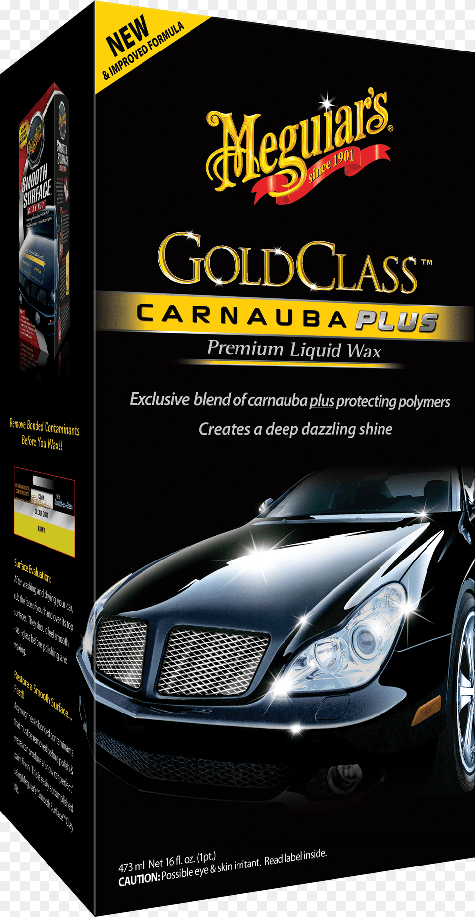 Gold Class Carnauba Plus Liquid Wax Meguiar39s Gold Class Carnauba Plus, Advertisement, Poster, Car, Transportation Png Image