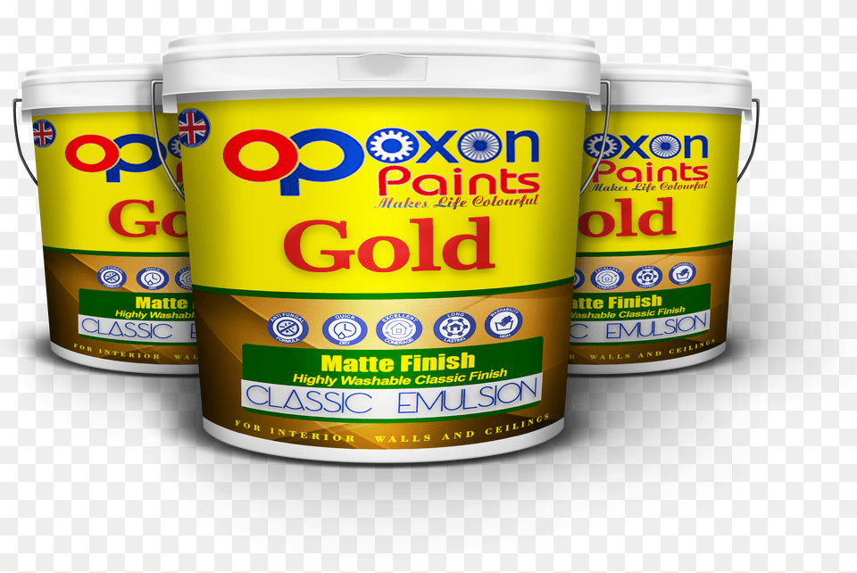 Gold Classic Acrylic Emulsion Ghee, Dessert, Food, Yogurt, Can Free Png Download