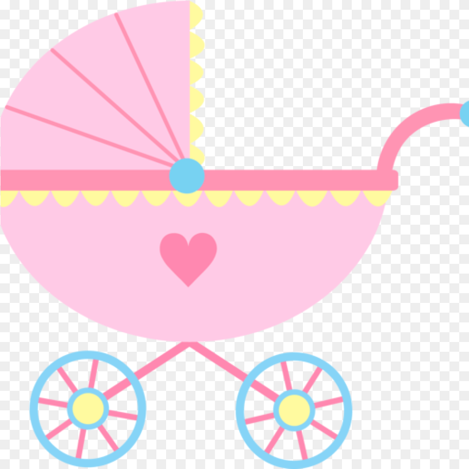 Gold Clipart Baby Carriage Transparent Background Pink Baby Stroller Clipart, Furniture, Bed, Machine, Wheel Free Png