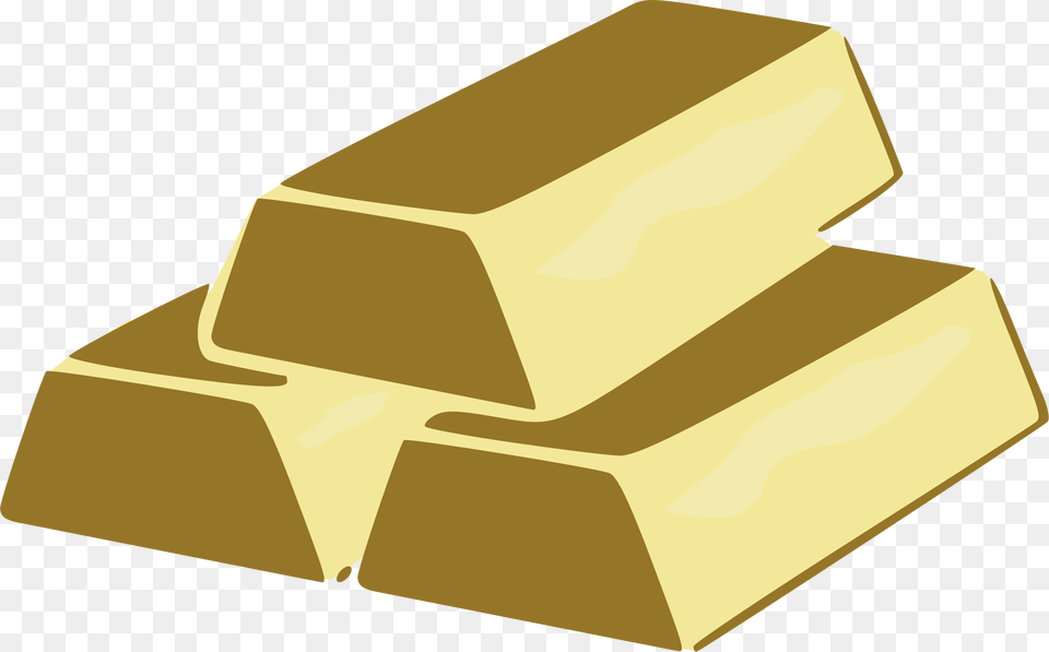 Gold Clipart Brick Brick Of Gold Clip Art, Treasure Free Png Download