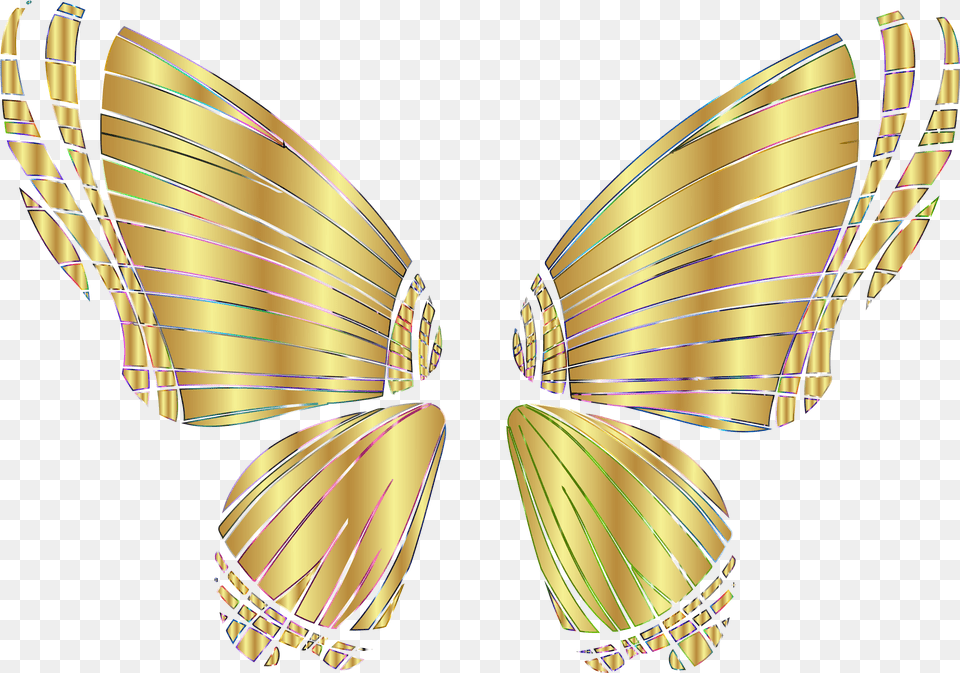 Gold Clipart Butterfly For Yellow, Animal, Insect, Invertebrate, Art Png