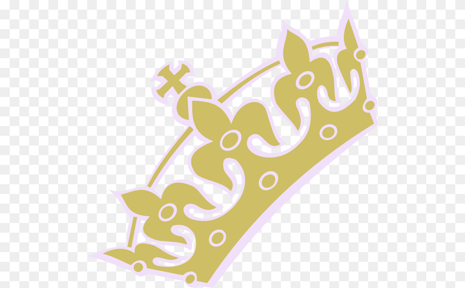 Gold Clipart Cartoon Tilted Crown Cartoon Transparent Background, Accessories, Jewelry, Dynamite, Weapon Free Png Download