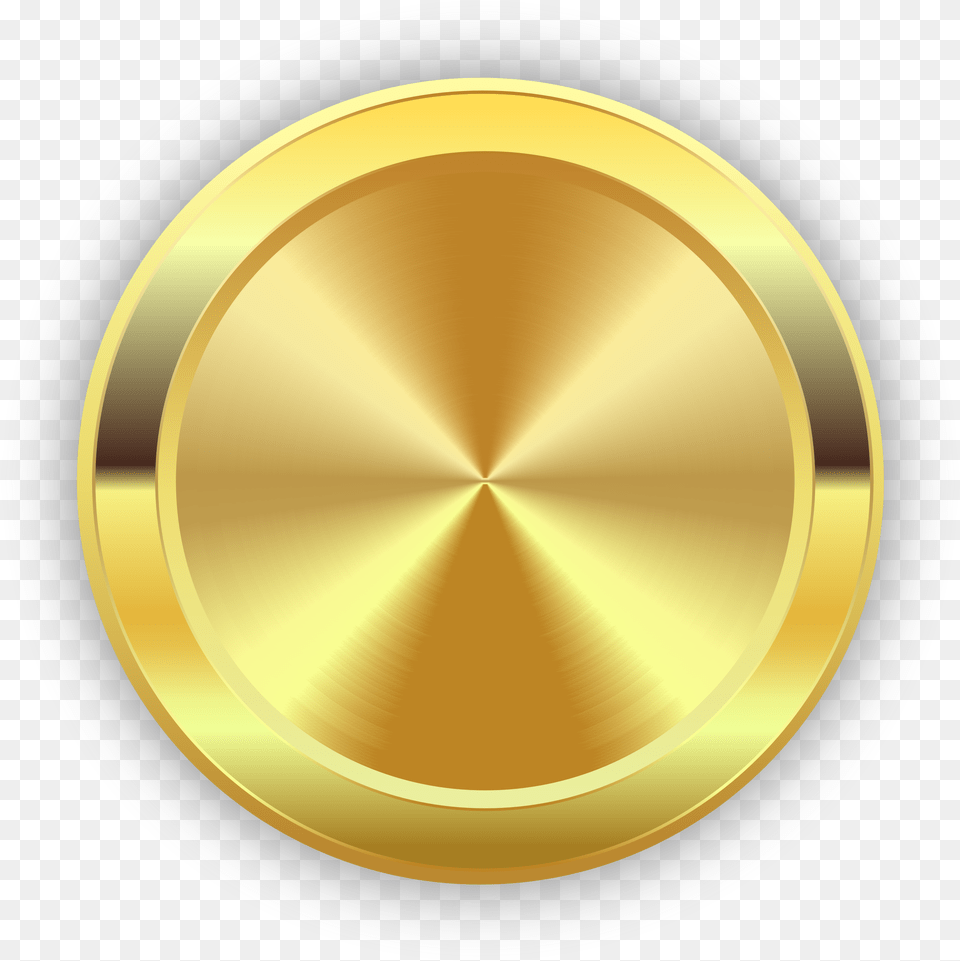 Gold Clipart Circle Picture Gold Icon Round, Disk Png Image