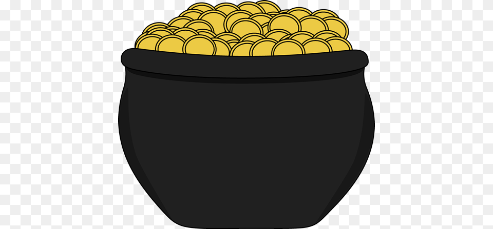 Gold Clipart Cute, Bowl, Plant, Potted Plant, Corn Free Png Download