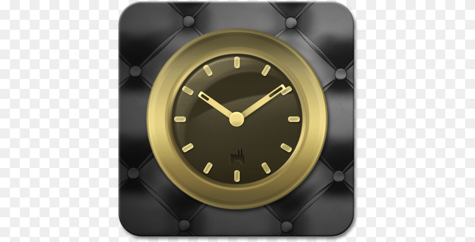 Gold Clock Widget Solid, Analog Clock, Wall Clock Free Png Download