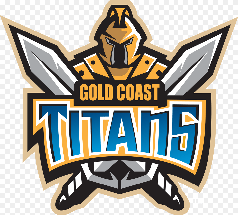 Gold Coast Titans Logo, Badge, Emblem, Symbol, Dynamite Png