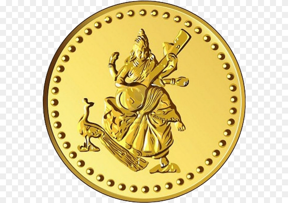 Gold Coin Clipart Indian Gold Coin, Person, Money Png