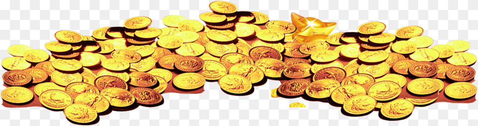 Gold Coin Heap Pile Of Gold Coins, Treasure Png