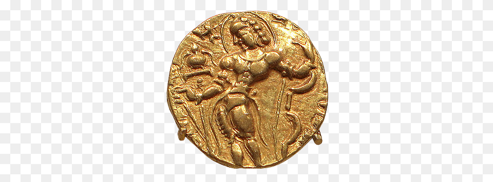 Gold Coin King Kumaragupta, Bronze, Treasure Free Png Download