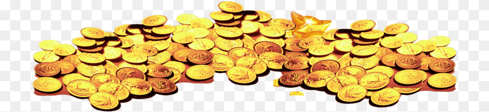 Gold Coin Pile Background Image Gold Coins Clipart, Treasure, Dining Table, Furniture, Table Png