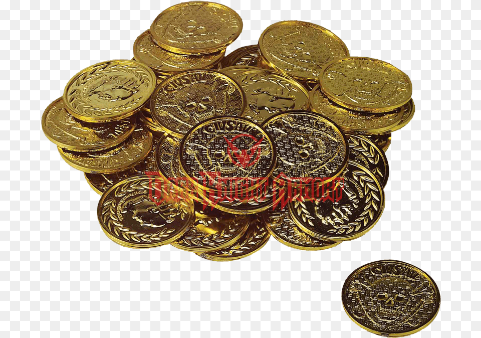 Gold Coin Pirate Coins Piracy Pirate Coins, Treasure, Money, Accessories, Jewelry Free Transparent Png