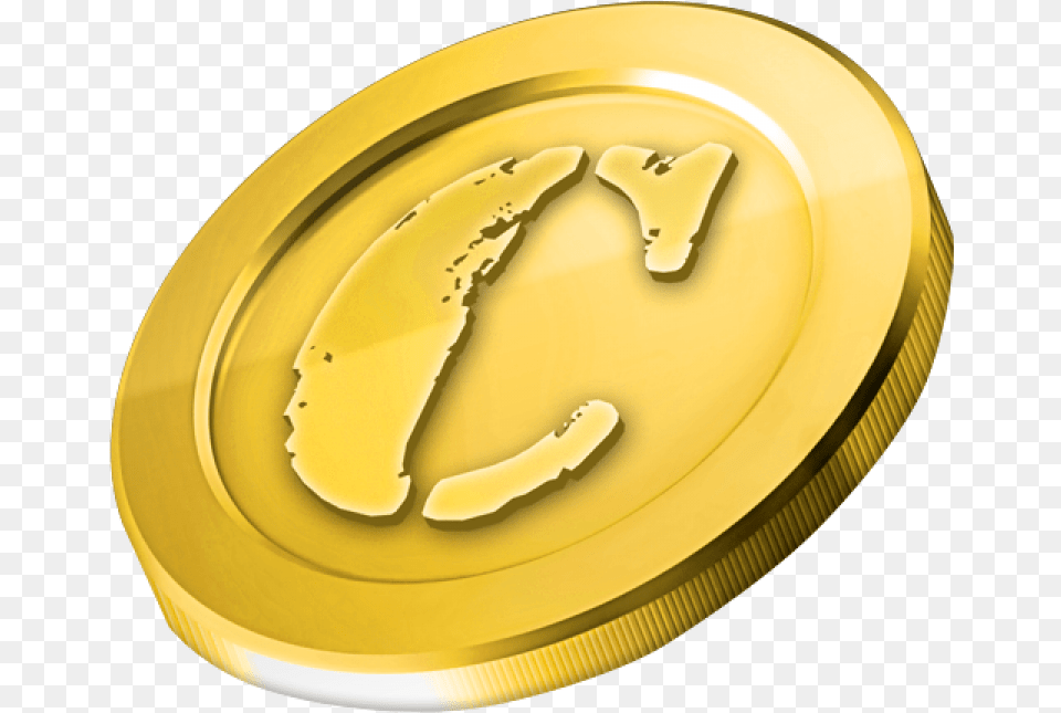 Gold Coin Transparent Images Coin Transparent, Plate, Money Png
