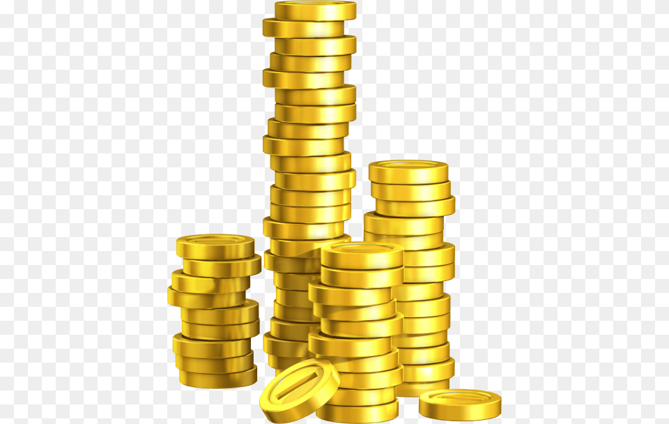Gold Coins, Treasure, Smoke Pipe, Coin, Money Free Png Download