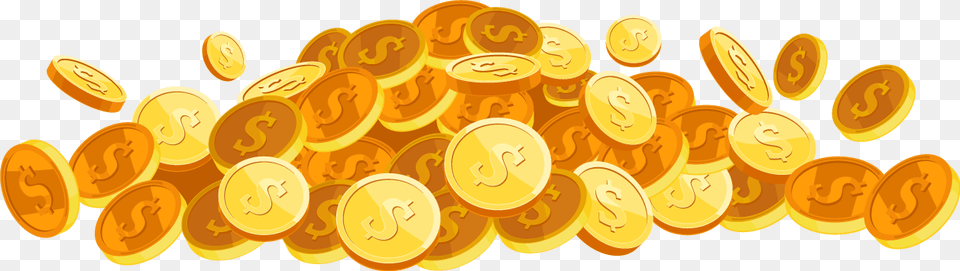 Gold Coins, Treasure, Dynamite, Weapon Png Image