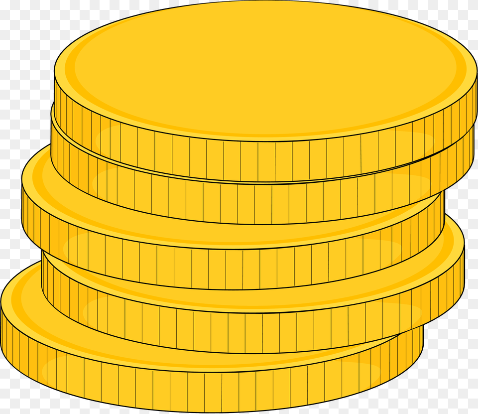 Gold Coins Cartoon Money Coin Png