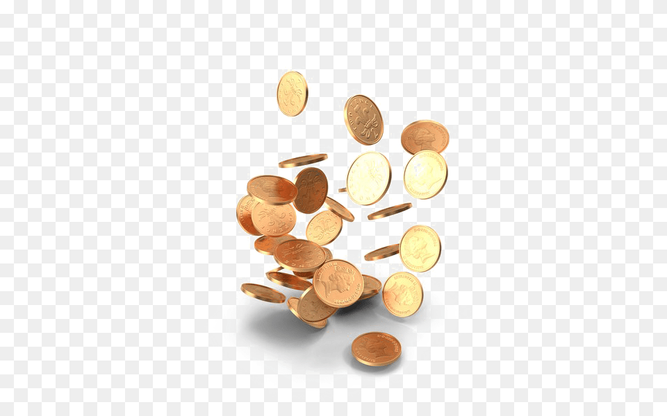 Gold Coins Download Clip Art Gold Coins Falling, Bronze, Treasure, Coin, Money Free Transparent Png