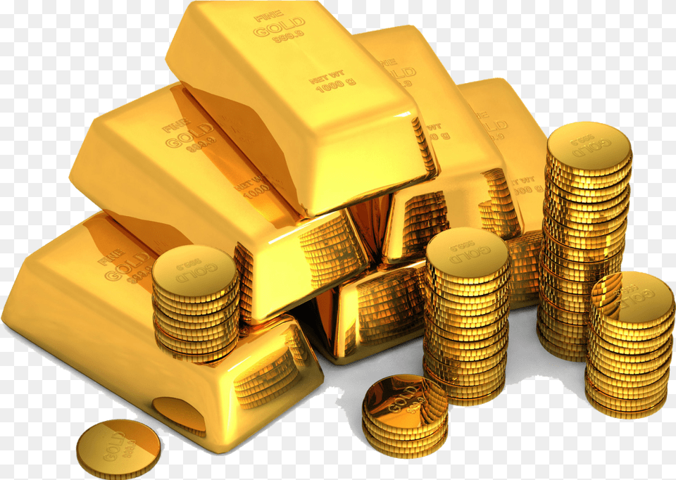 Gold Coins Hd Transparent Gold Coins And Biscuits, Treasure, Box Png Image
