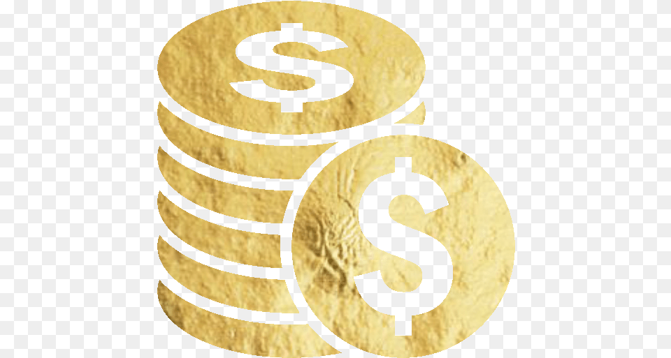 Gold Coins Icon Small Circle, Number, Symbol, Text Free Transparent Png