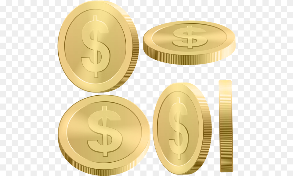 Gold Coins Image For Clip Art, Coin, Money Free Png Download
