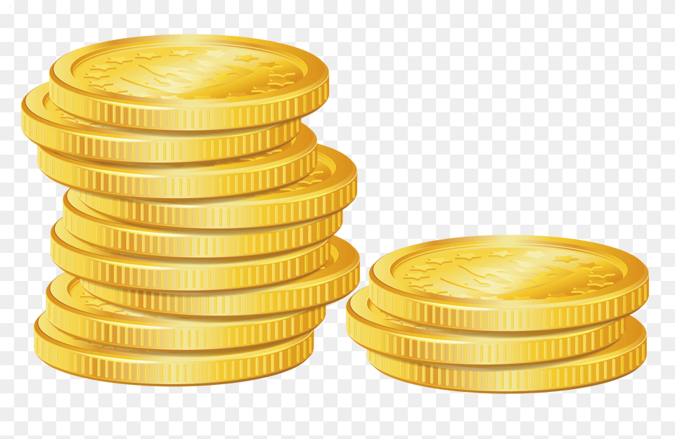 Gold Coins Image Purepng Transparent Cc0 Transparent Coins, Coin, Money, Tape Free Png