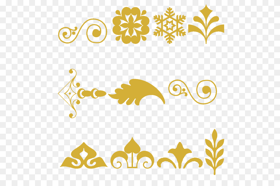 Gold Colors Style Cornucopia Vector Gold Pattern Font Vector, Art, Floral Design, Graphics Png Image