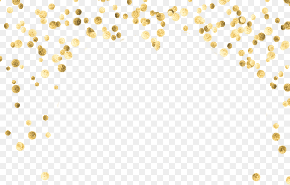 Gold Confetti, Paper Png Image