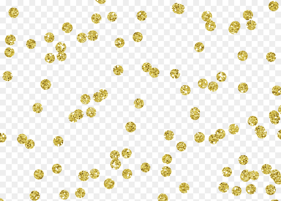 Gold Confetti Transparent Background, Pattern, Cross, Symbol, Texture Png