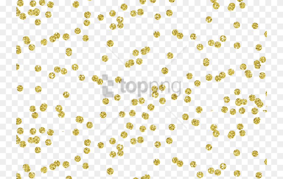 Gold Confetti Background, Paper Free Transparent Png